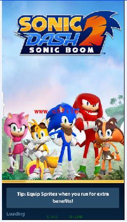 【珍品Apk游戏】索尼克2_爆炸.免谷歌修改版 Sonic Dash 2_ Sonic Boom V1.7.3.apk