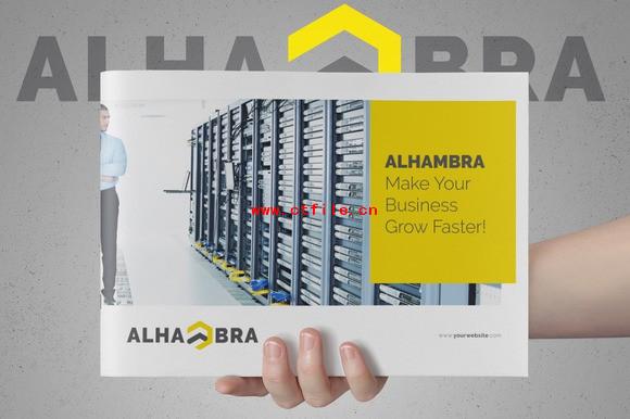IT大数据云计算金融银行公司产品业务年度报告宣传手册 Alhambra BrochureIT大数据云计算金融银行公司产品业务年度报告宣传手册 Alhambra Brochure